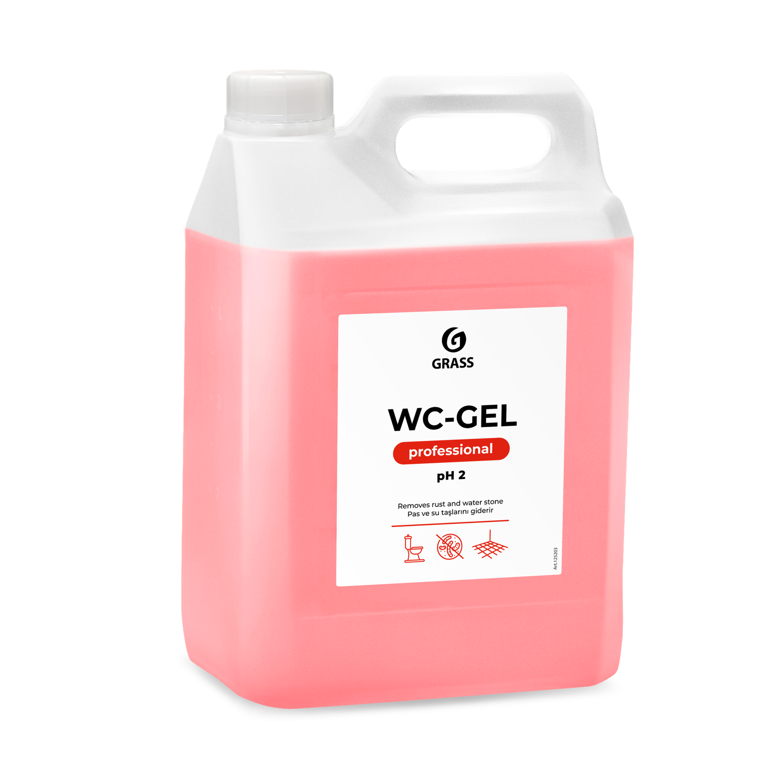 منظف المراحيض المحترف WC-Gel — 5.3 كغم