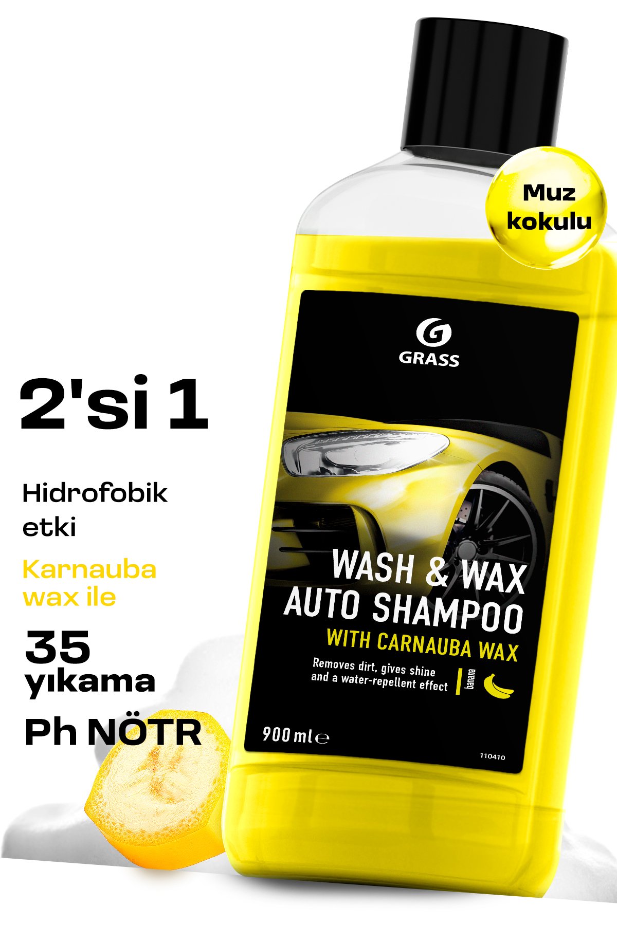 GRASS Wash & Wax Cilalı Şampuan 1 L