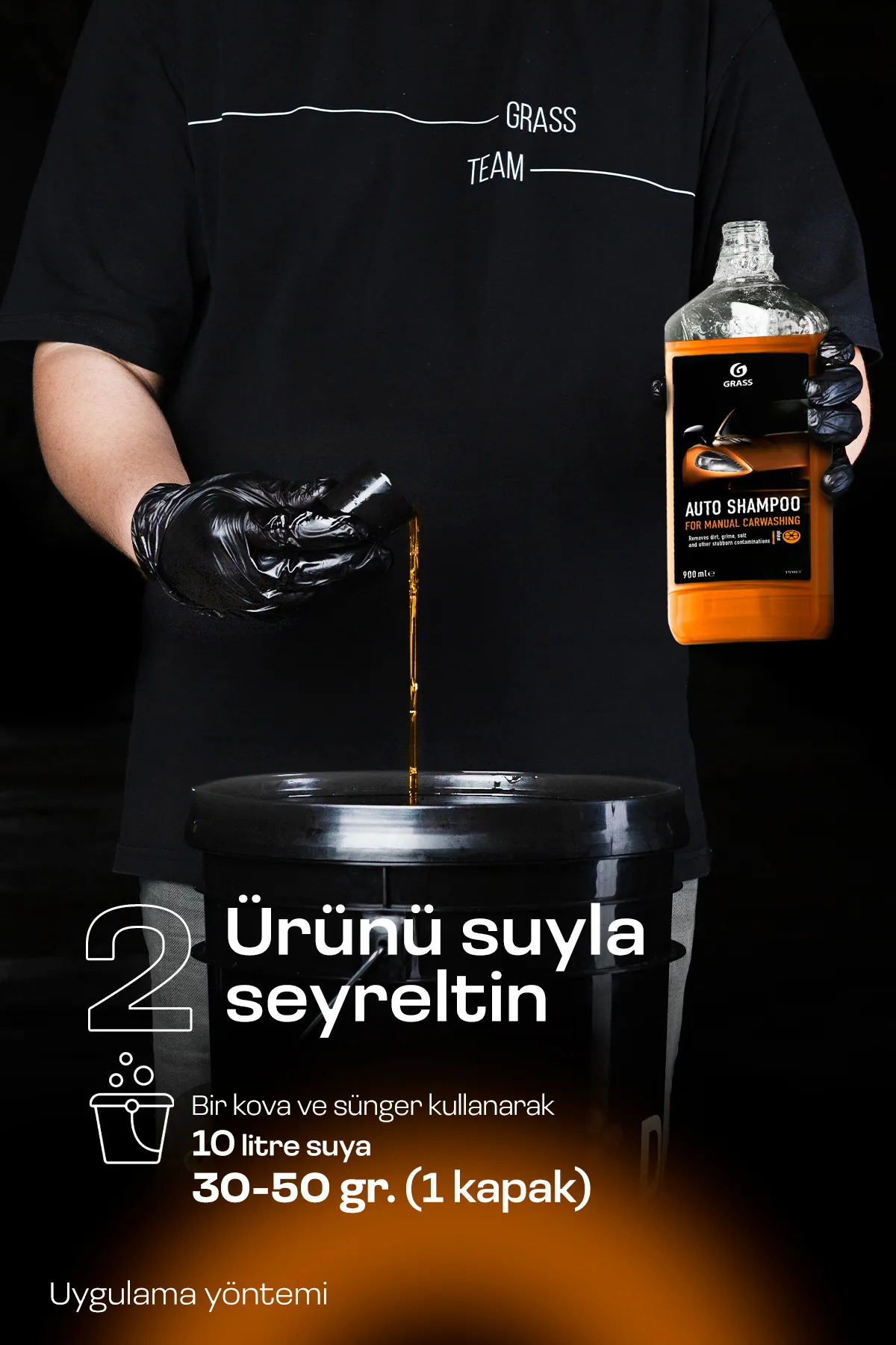 Oto şampuanı (portakal aromalı) 1 litre