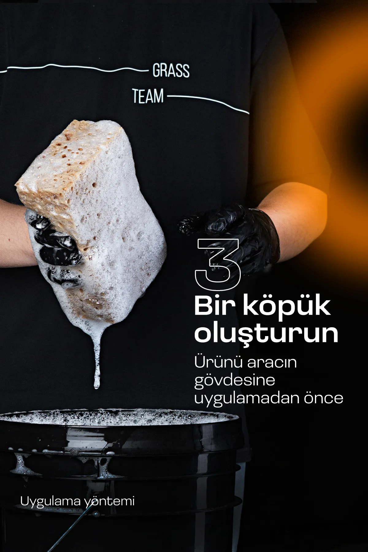 Oto şampuanı (portakal aromalı) 1 litre