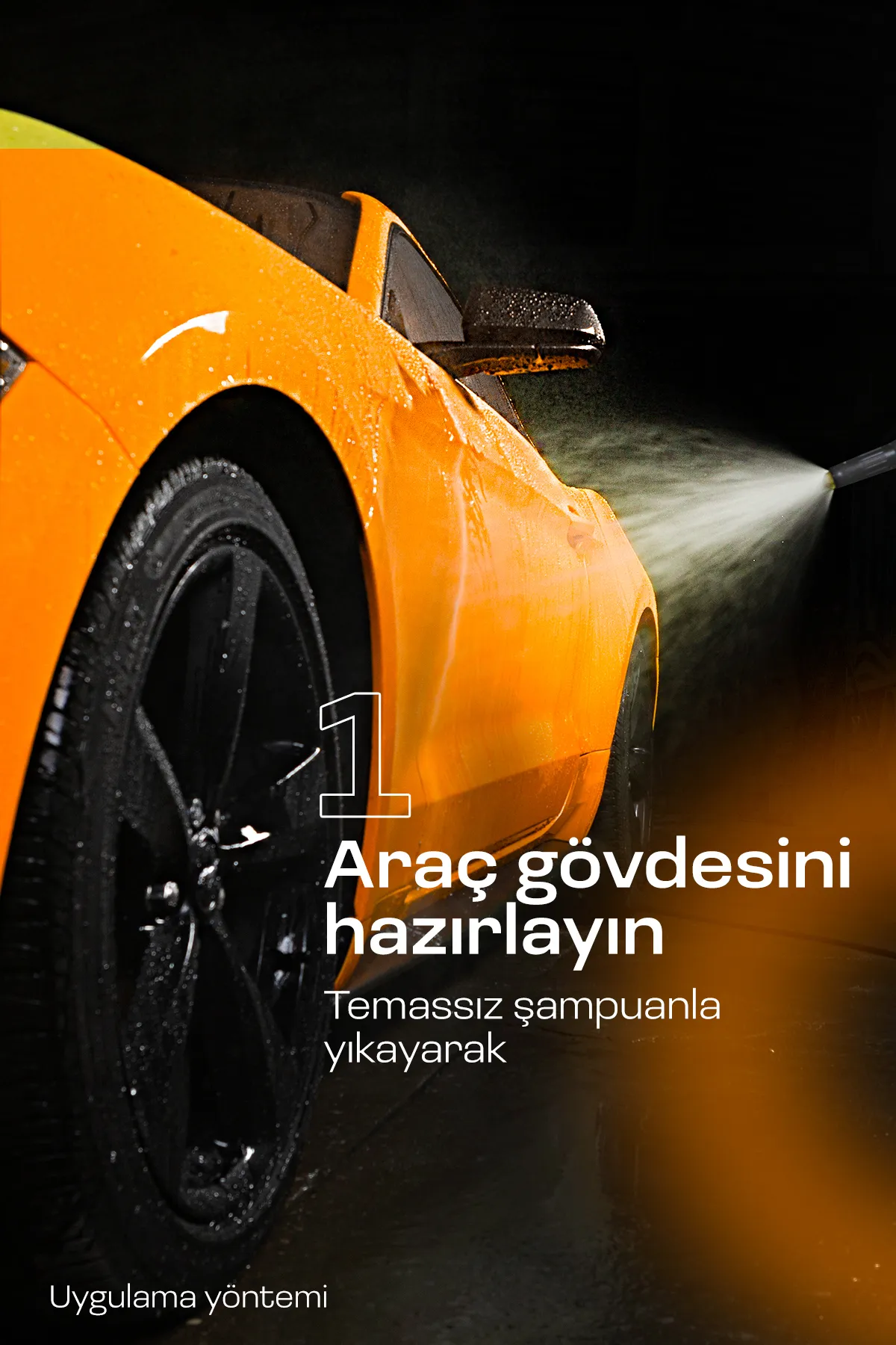 Oto şampuanı (portakal aromalı) 1 litre