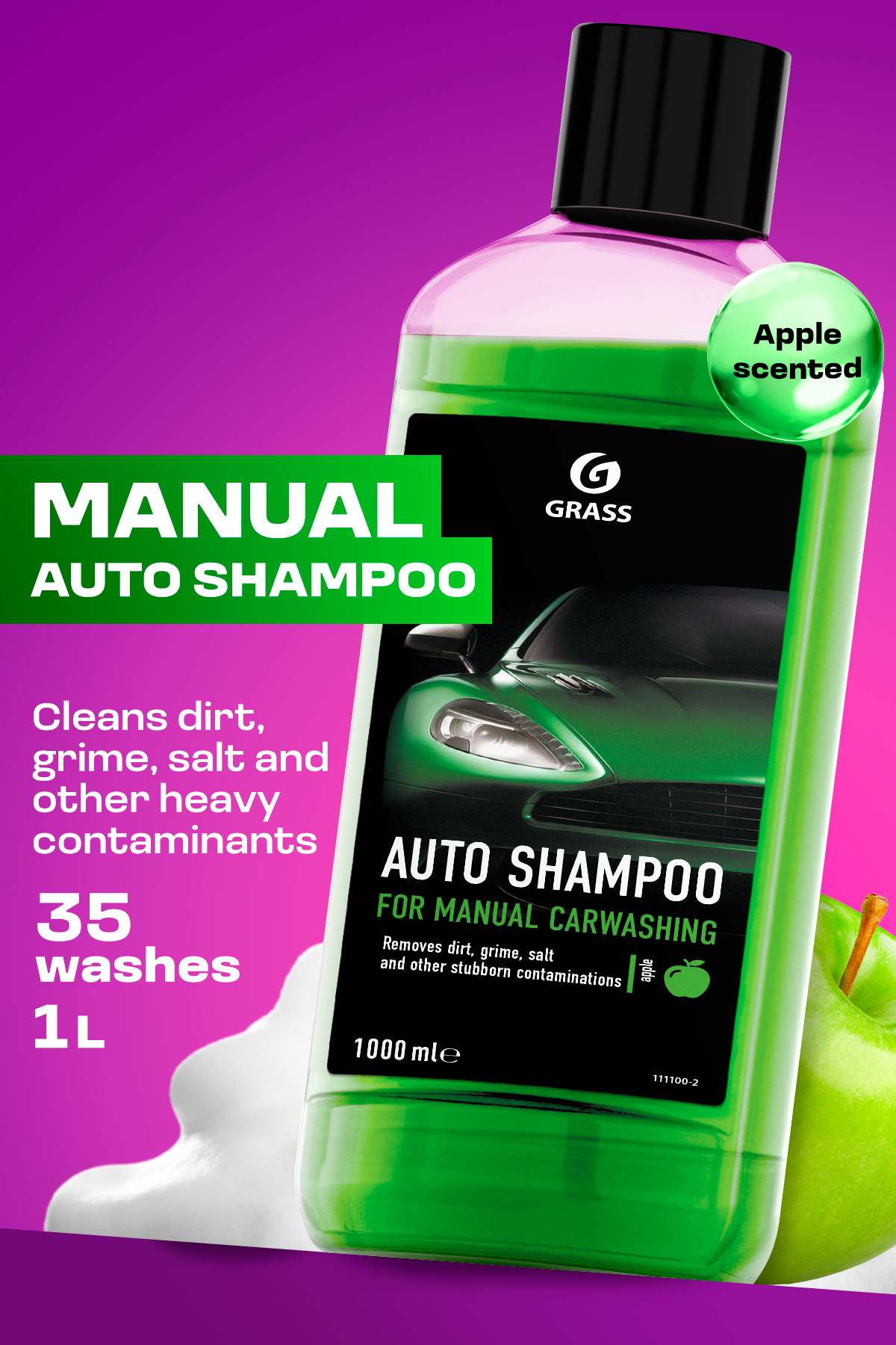 Auto shampoo apple 1L