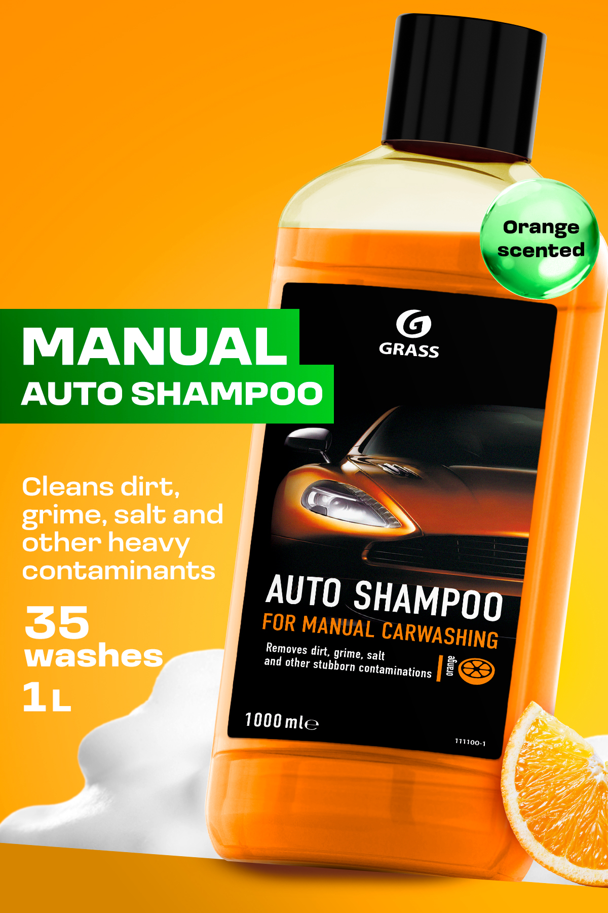 Auto shampoo orange 1L