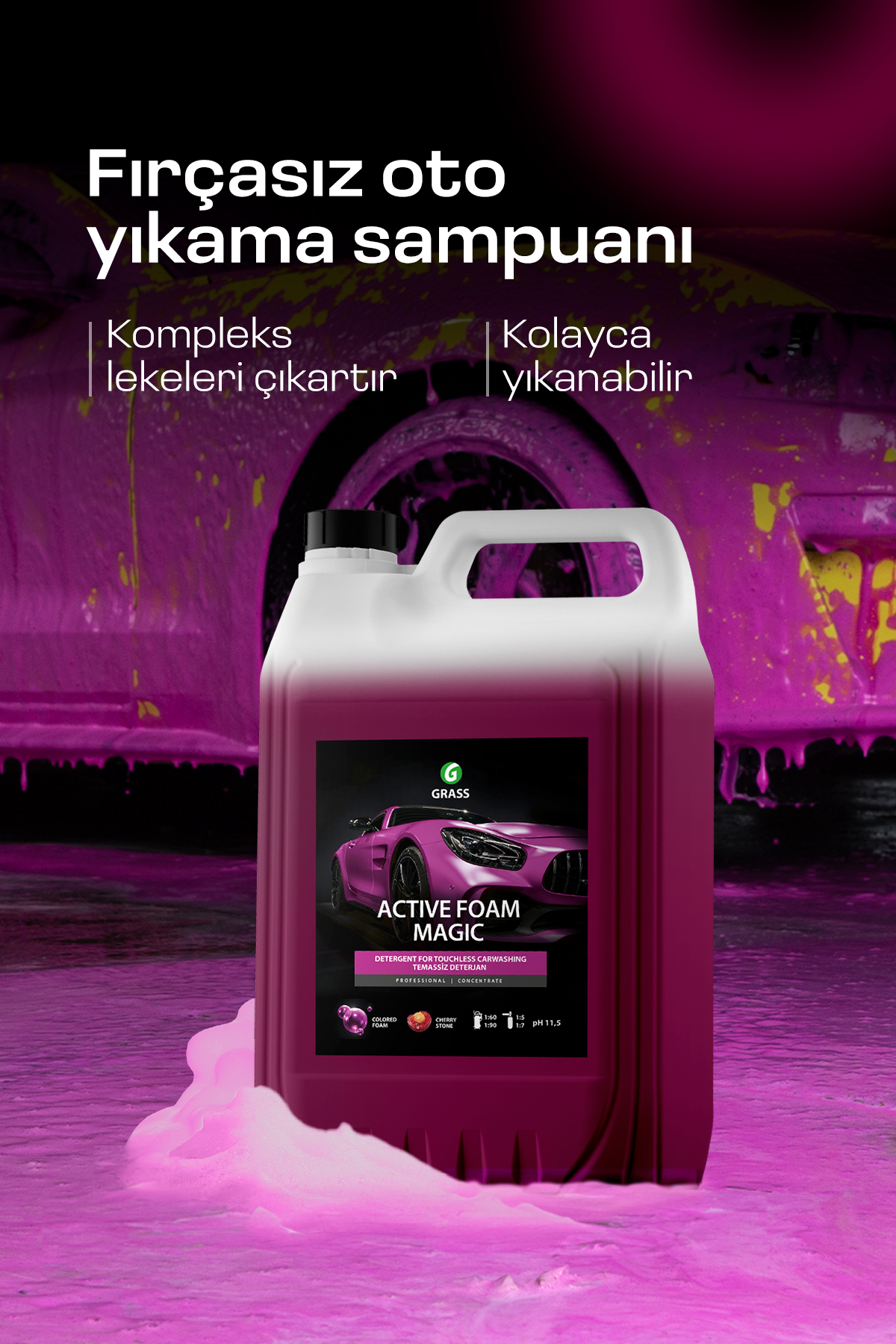 Auto shampoo Active Foam Magic 5,4 kg