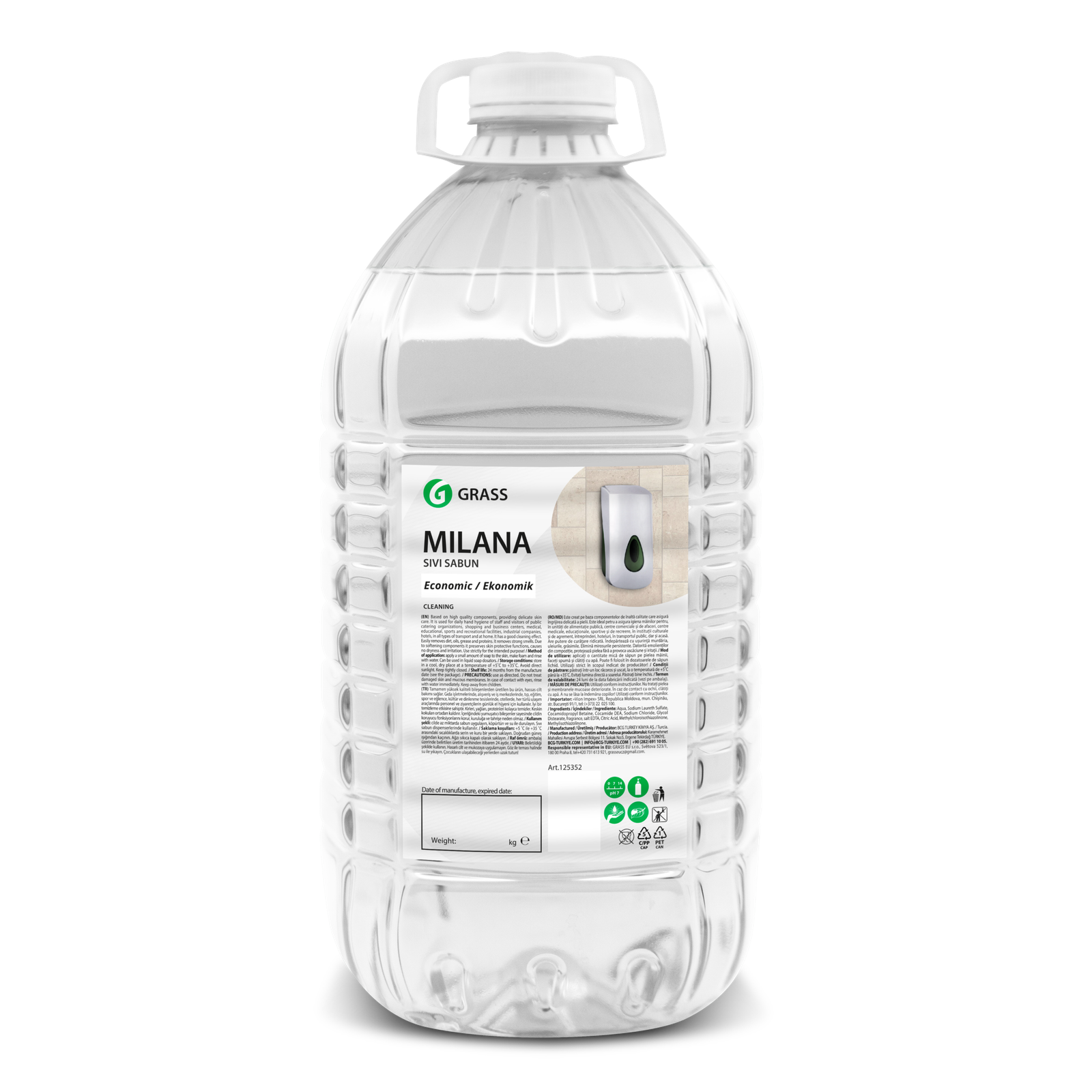 GRASS Milana Econom Liquid Soap 5 kg
