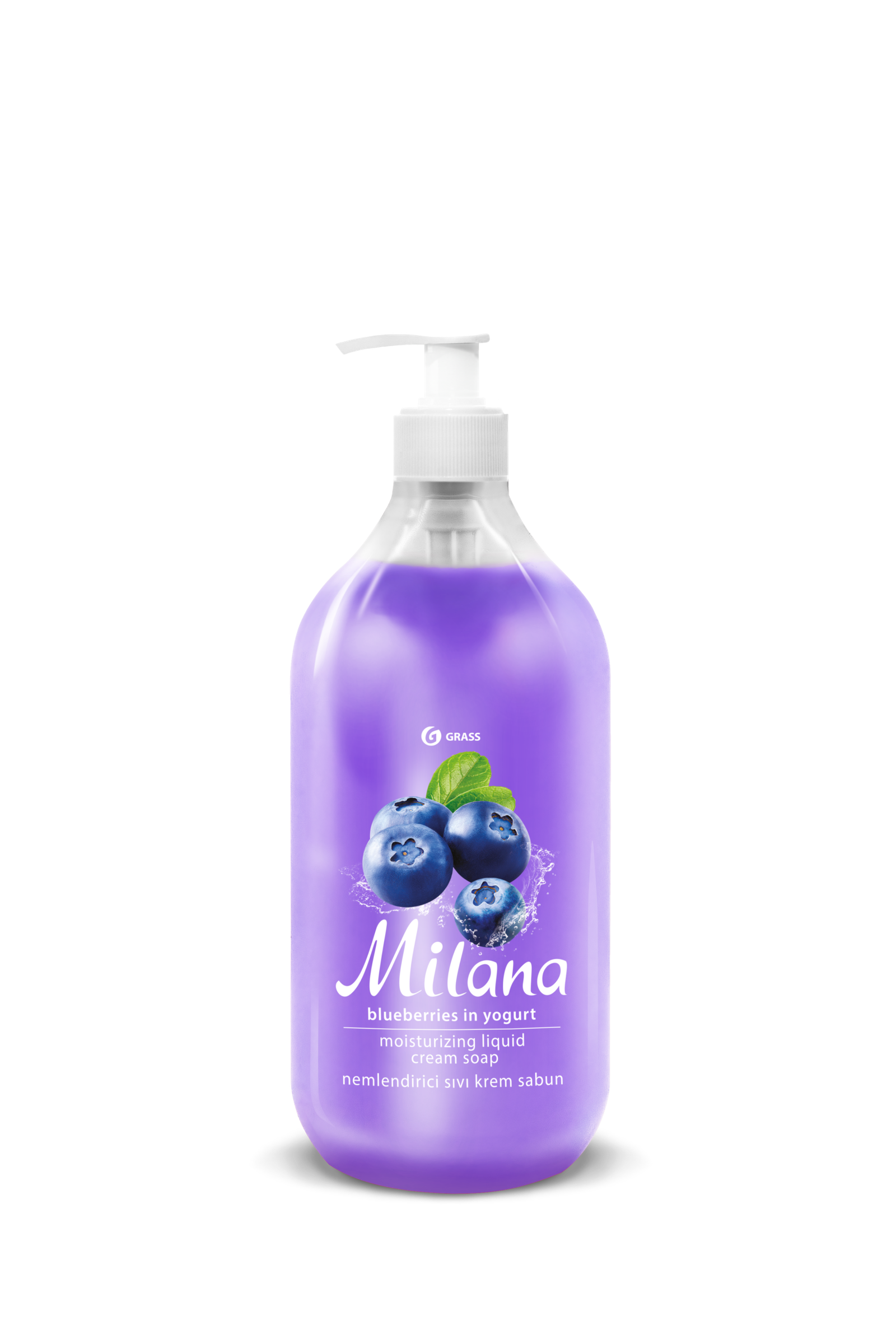 GRASS Milana Blueberry Yogurt Cream Soap 500 ml