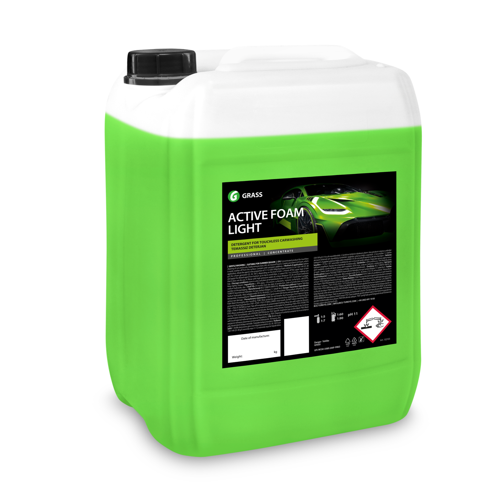 GRASS Active Foam Light Car Shampoo 22 kg