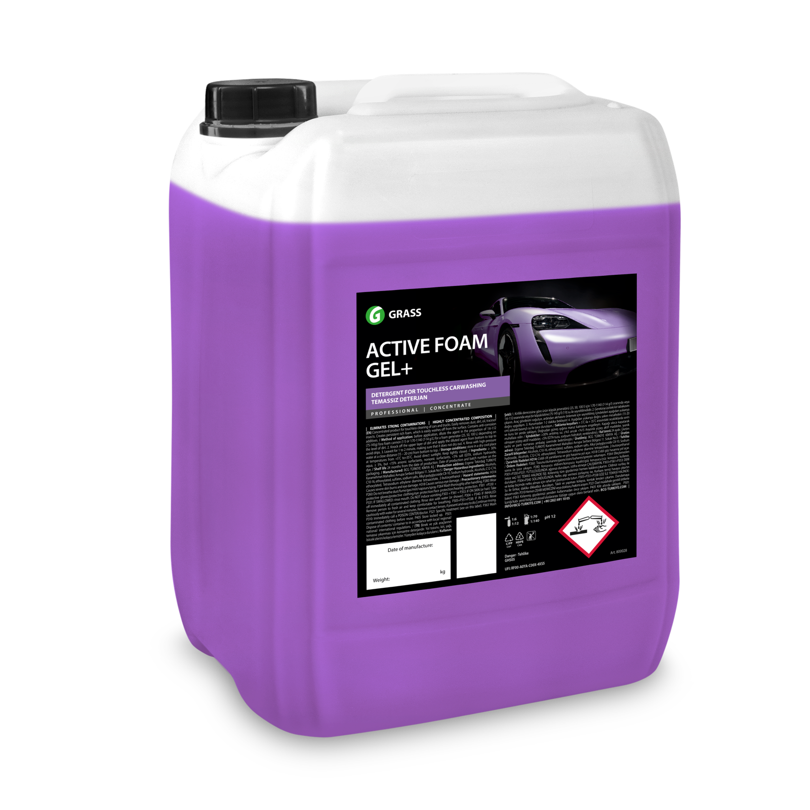GRASS Active Foam Gel+ Car Shampoo 25 kg