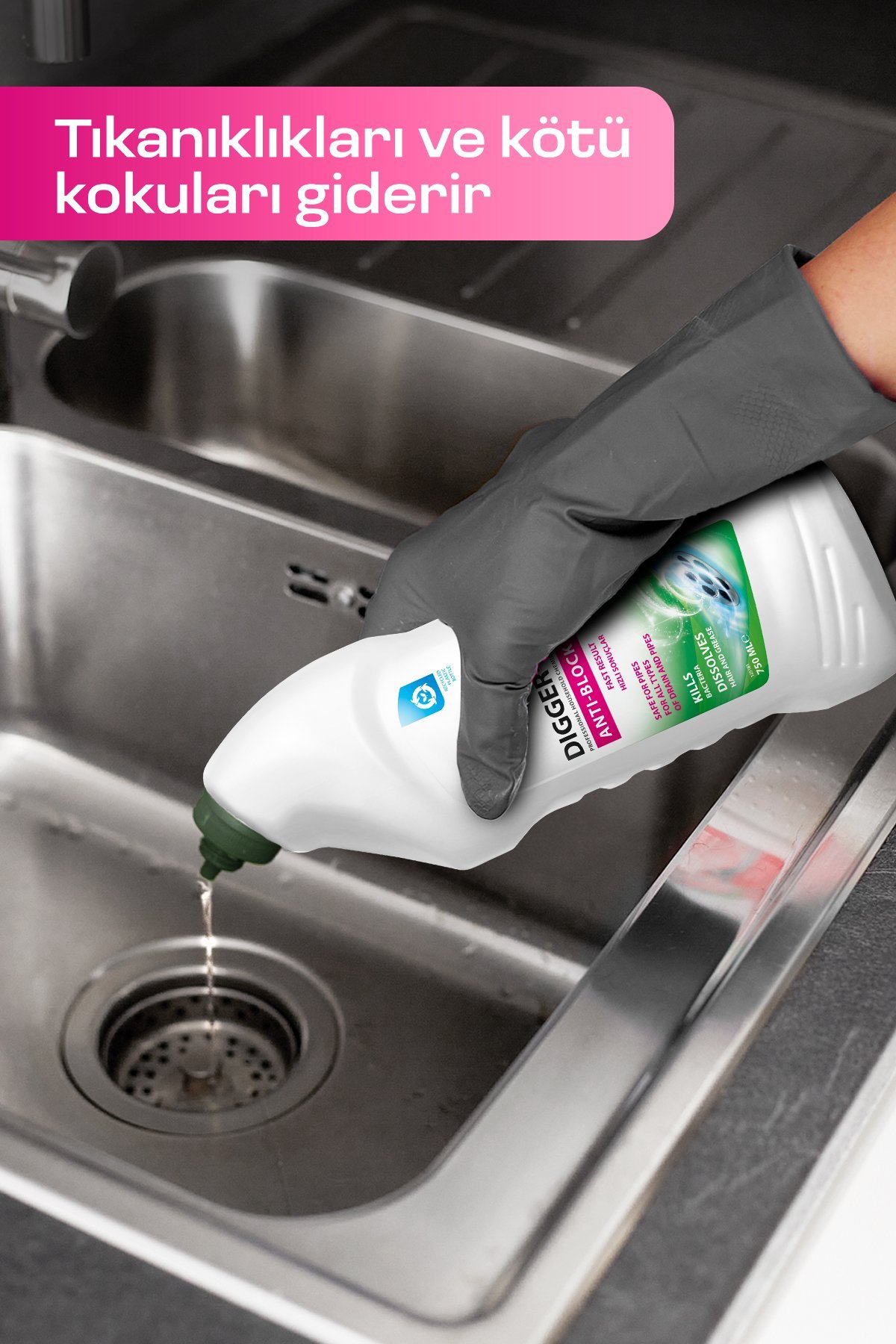 GRASS Digger Gel Drain Opener 750 ml - Image 4