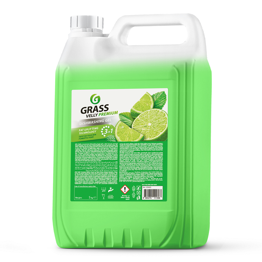GRASS Velly Premium Lime & Mint Dish Soap 5 kg